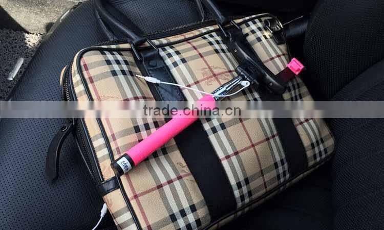 2015 selfie stick locust kjstar z07monopod with shutter button in tripod