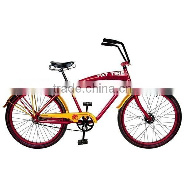 Black color steel frame fat tire bikes