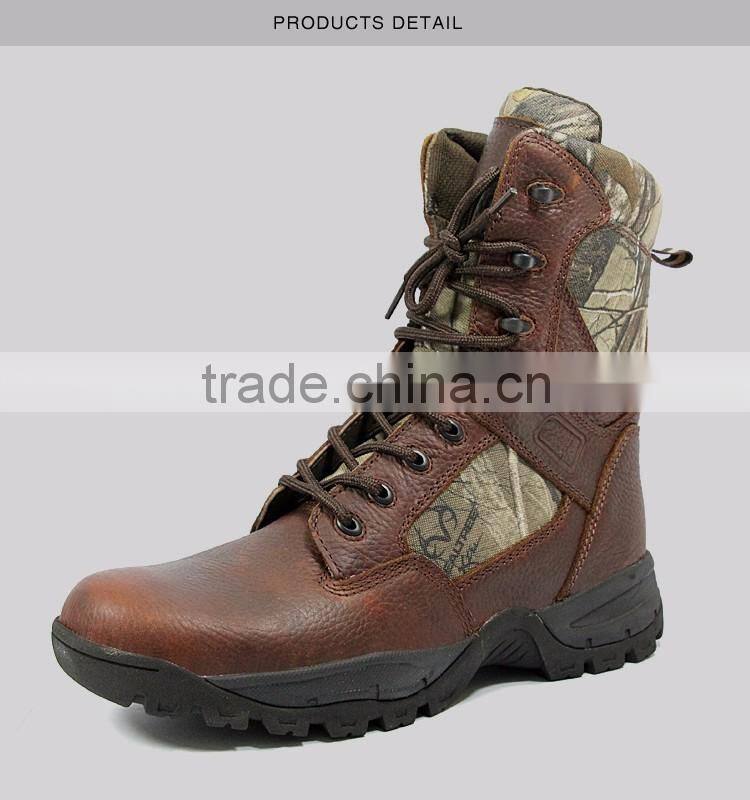 Factory high quality genuine leather protective work shoes