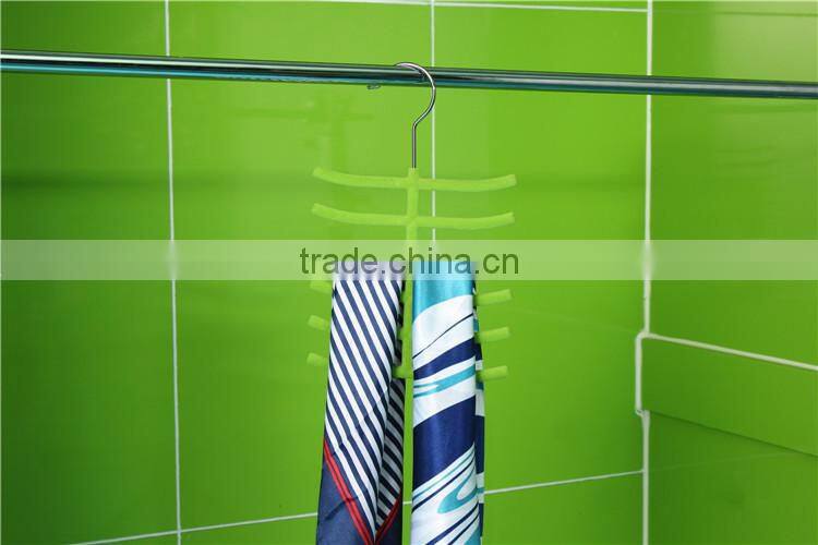 Standby Velvet Flocked Tie Organizers Gentlemen Custom Suit hangers