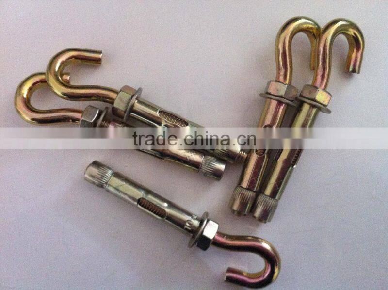 Heavy duty shield O C hook anchor