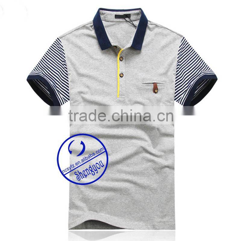 short sleeve 2015 new chinese wholesale clothes market mens polo shirts