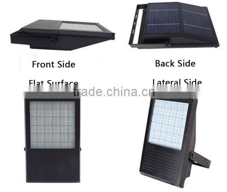 hot sale energy saving ce rohs ip65 motion sensor outdoor solar billboard led flood light