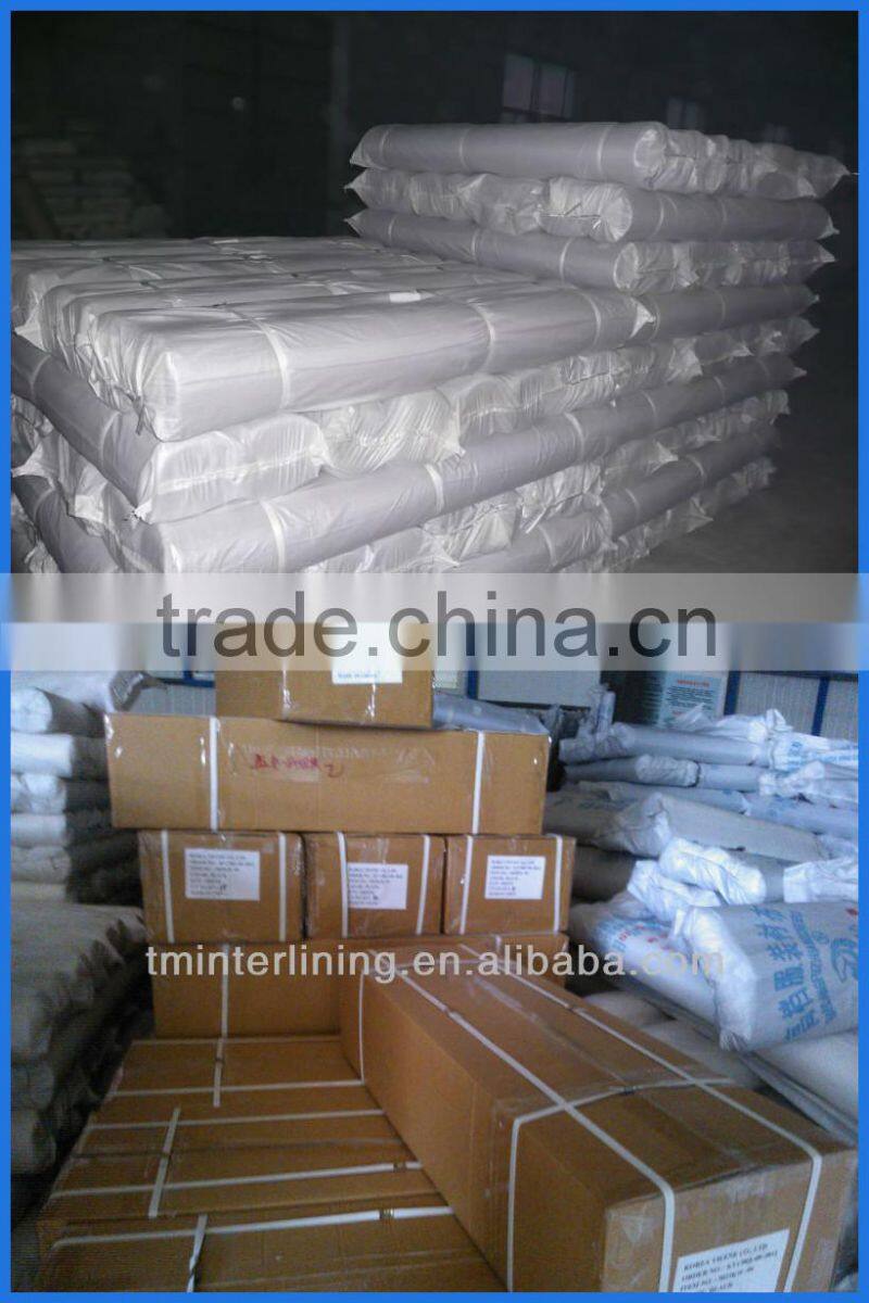 Shanghai 100% cotton woven fusible interlining