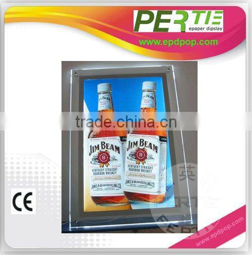 unipole billboard advertising player advertising display stand -pop standee or billboard aluminum poster frame