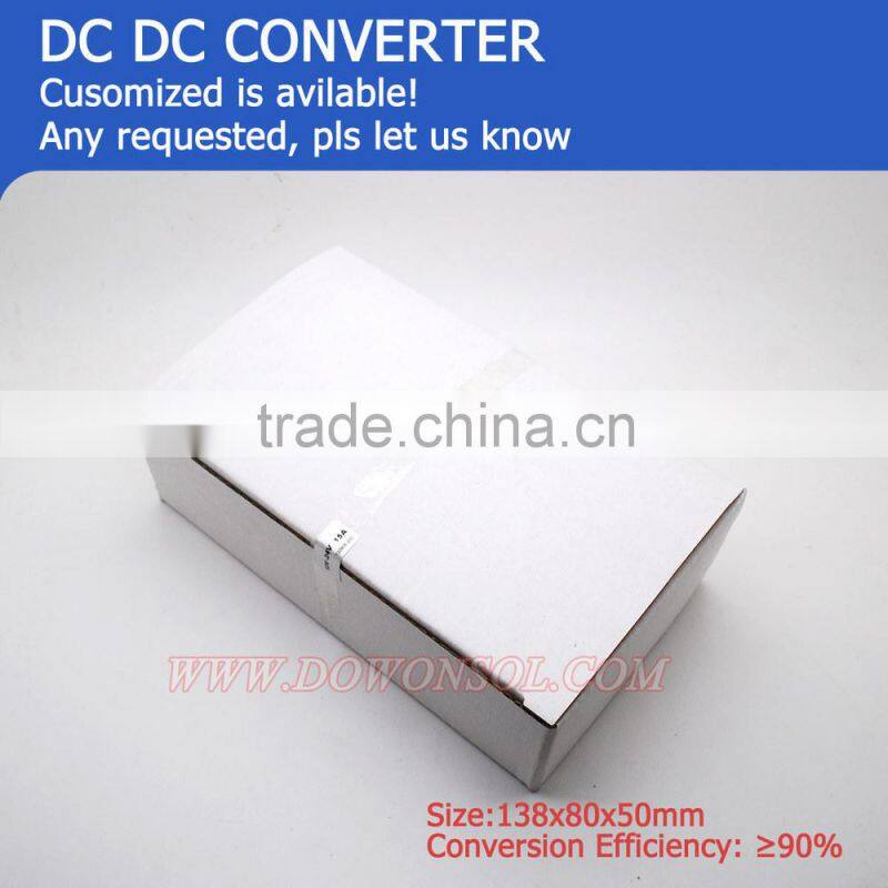 isolated 24v dc to 12v dc converter 120Wmax 10A high efficiency