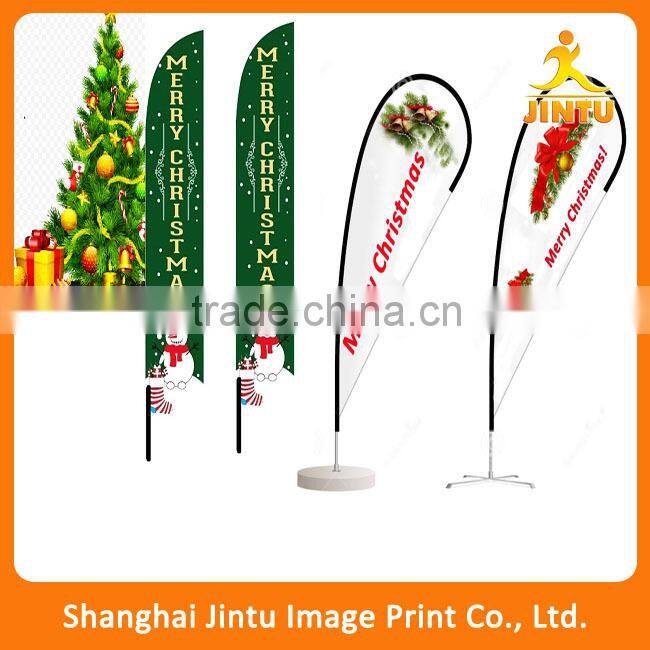 Santa stop here flag | Christmas flag | Santa flags (JTAMY-2015110510)