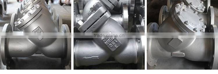Wholesale 150lb stainless steel cf8m flanged Y strainer