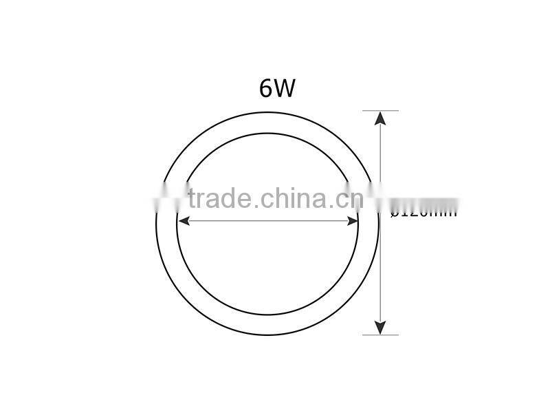 6W Dimmable 6W Flat Square LED Panel Light 30Pcs LEDs Dimmable 6W Flush Mounted Panel Light