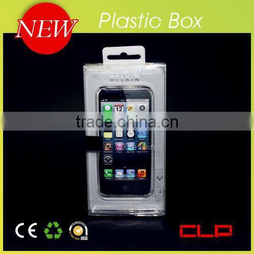 New style transparent pvc packaging boxes for iphone