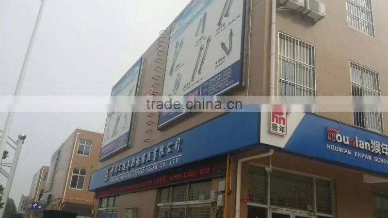 M16 wedge anchor with white zinc