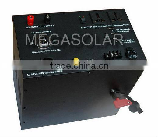 for Hungary with 50AH Lifepo4 battery solar panel generators 600W MS-600FSS