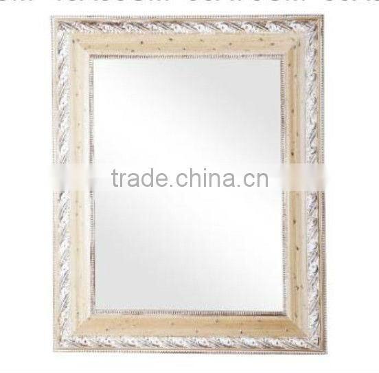 Imitation wood grain plastic mirror frame
