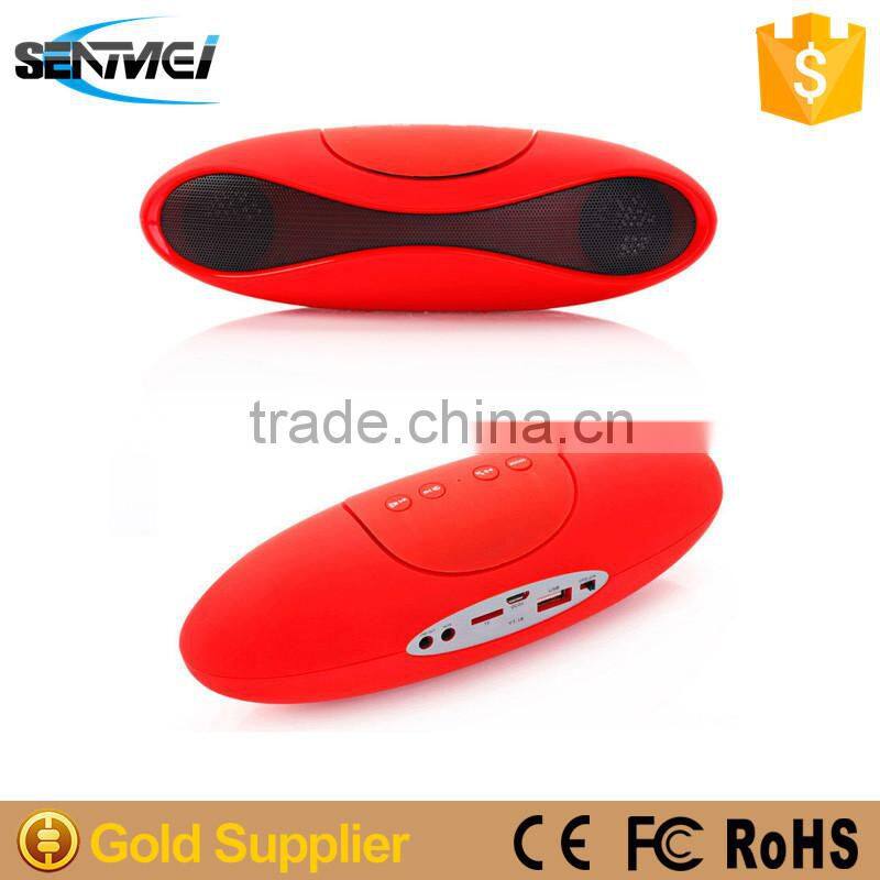 American Football Design Portable Wireless Mini Bluetooth Speaker Wholesale Customized Logo With FCC CE and ROHS