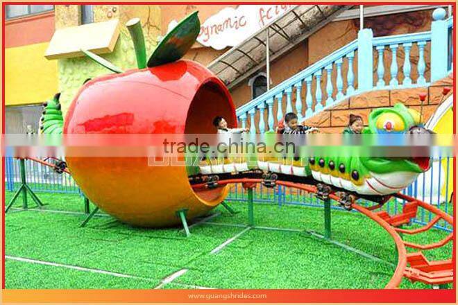 Attraction kids ! Lovely wacky worm outdoor fairground kids rides for sale