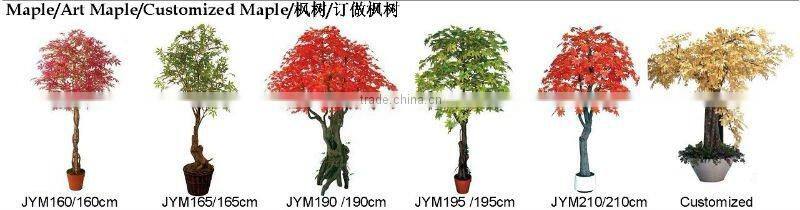 cheap price china supplier fake artificial autumn tree bonsai