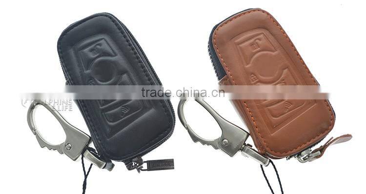 Car Genuine Leather Remote Key Cover For BMW 1 2 3 4 6 7 Series X3 X4 M3 M4 M5 M6 GT 7 Series Smart Accessories