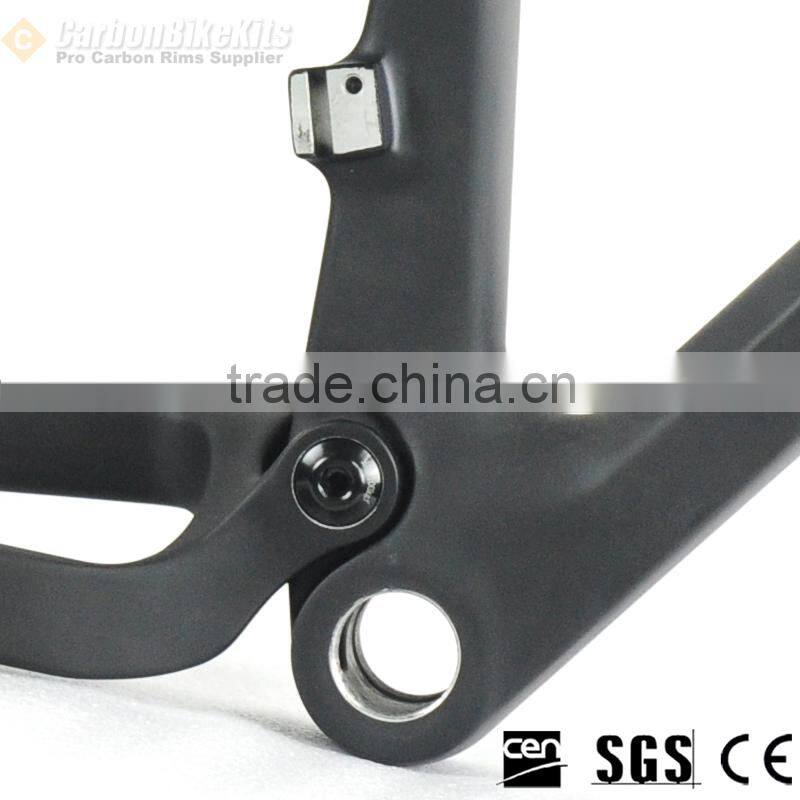 Chinese CarbonBikeKits 29er MTB dual suspension mtb frame CFM035