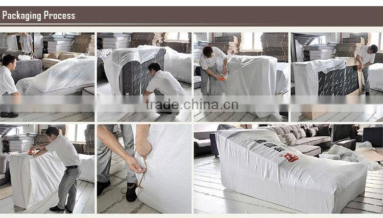 German style streamlined tasteful corner sofa design,down feather linen sofa