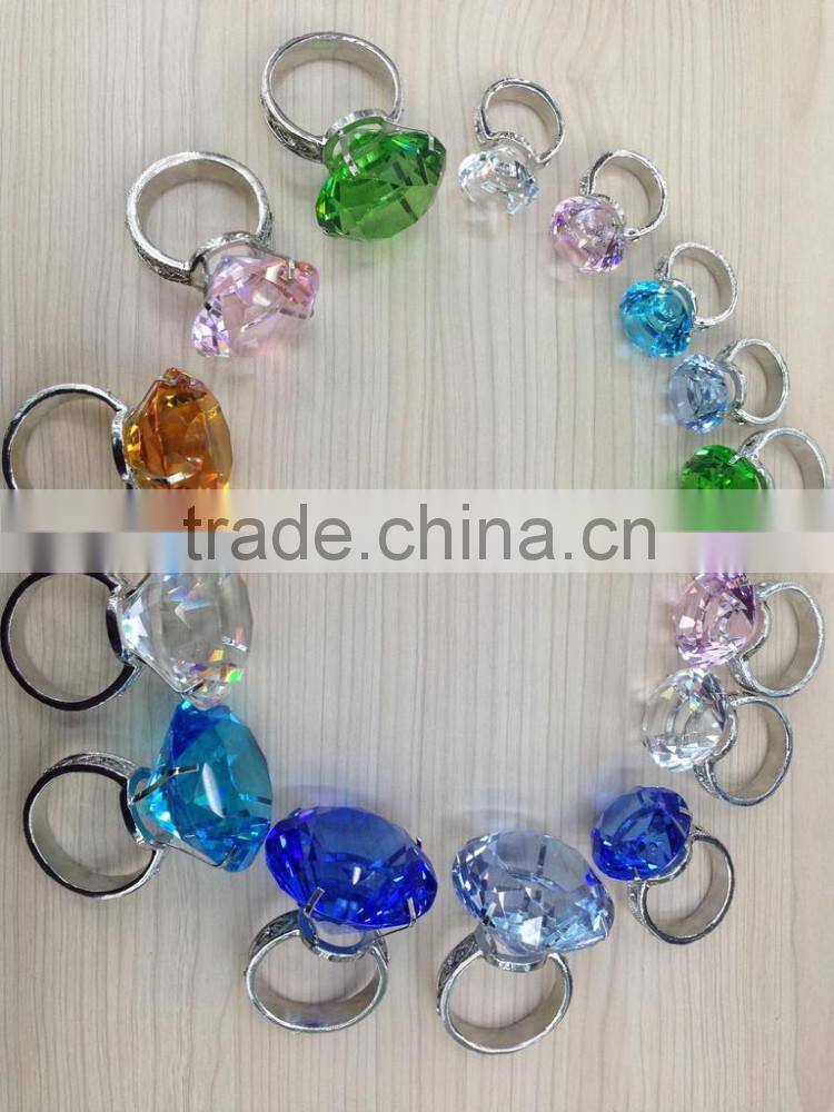 beautiful glass handicraft decorative napking ring
