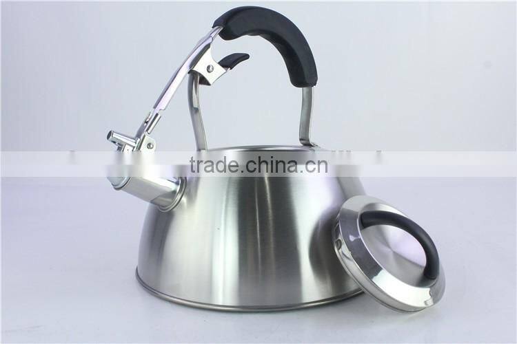 High quality non electric tea kettle stainless steel whistling kettle
