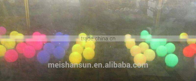 Newest 3W colourful changing light LED bulb crystal and PBT material