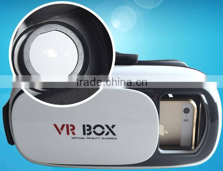 High quality and Best Price VR BOX 2 New Version for 3.5-6 phones 3D Helmet Glasses