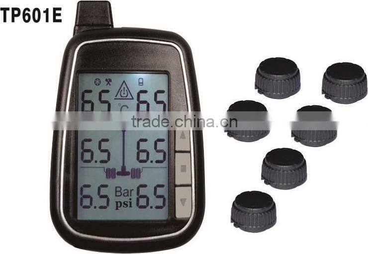 Six or Four-Wheel Vehicle Digital Display TPMS
