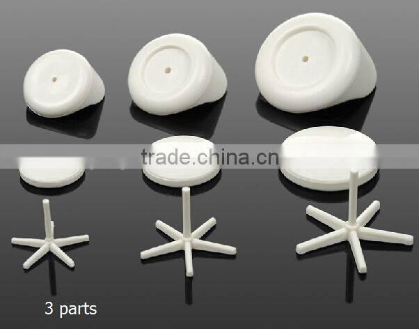 1/25 scale white plastic chair for architecture maker