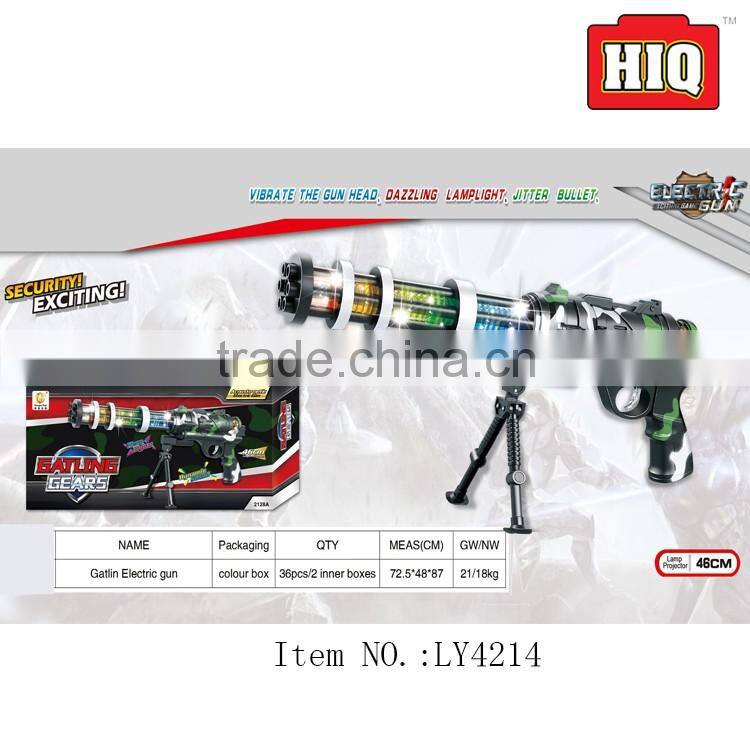 Super power top quality plastic guns for sale kids projector toys