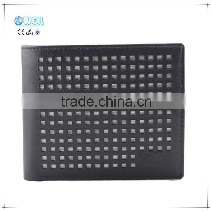 New Arrival Men's Fashion Business Wallet Short Crocodile Card Holder For Man