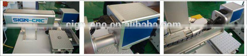 20W Metal Nameplate Fiber Laser Marking Engraving Machine
