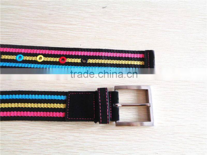 Factory Customized Canvas Sport Cotton Fabric Belt
