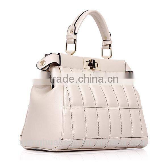 new model ladies leather shopping bag design