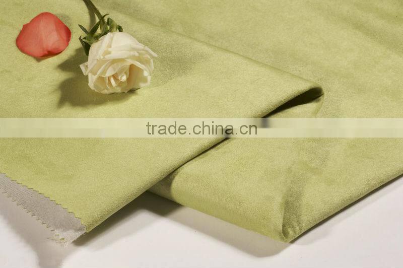 Polyester suede fabric for sofa/clothes/hometextile