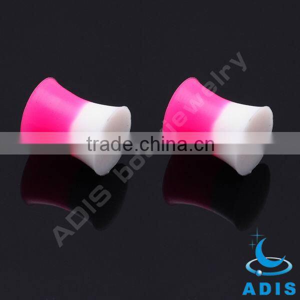 black white costume silicone jewelry 6mm