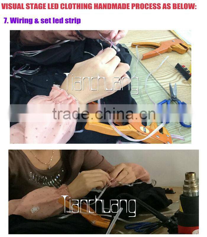 led light bra for nightclub/luminous bra sexy full color change/hot sexy bra for dancer