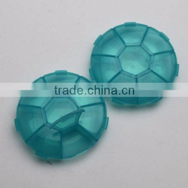 Round Easy Open Pill Box for Old People