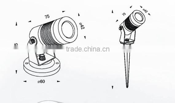 2016 10W low voltage landscape lighting COB led landscape lamps