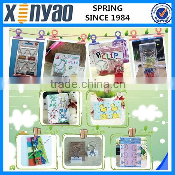 hight quality promotional gifts custom logo metal letter shape paper clips