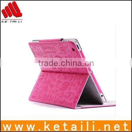 for ipad mini /2/3/4 leather case , popular (FDA,BV,ISO report)