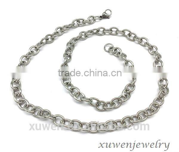 8.0mm o type stainless steel wallet chains