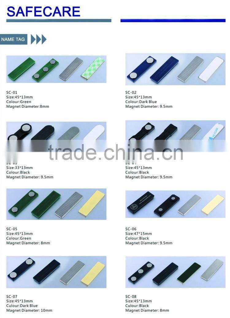 Magnetic badge with full color printing