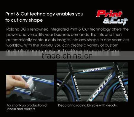 Roland print and cut SOLJET Pro4 XR640 with dual print heads