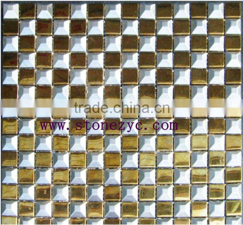 4/8/10 thickness high quality matt metallic mosaic tile