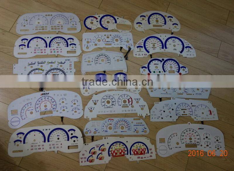 OSRAM material EL Luminous instrument board / EL sheet dashboard / EL panel dashboard