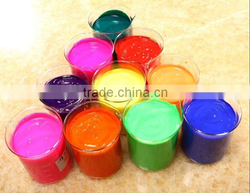 Foshan bright luster, full color spectrum ,water-based pigment psate for pigment printing