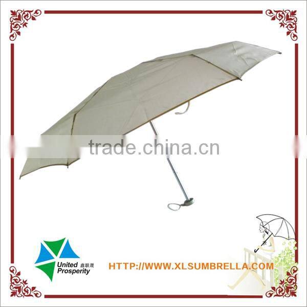 Promotional cheap white mini umbrella 5 folding small umbrella