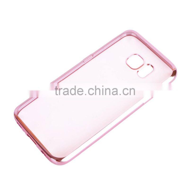 electroplating tpu phone case for samsung galaxy s6 s6edge .electroplating phone case