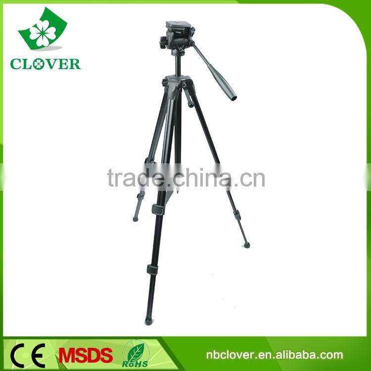 Shiny,black or silver color telescoping tripod stand for camera